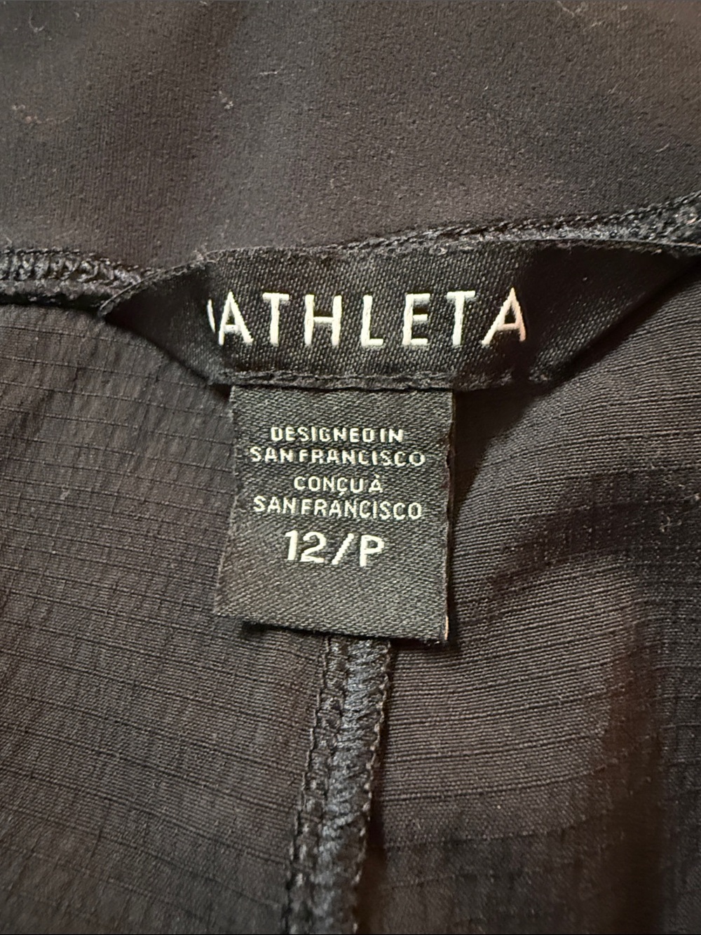 Athleta Black Performance Joggers with Zipper Pockets - Picture 6 of 8